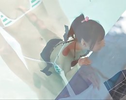 Aistillinen brunette safiiri rakastaa häntä, Dildo