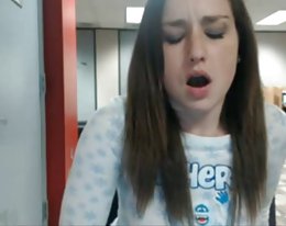 Office brunette tyttö Tory lane vitun