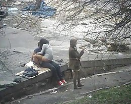 Papa - kuuma tyttö saa sen päälle